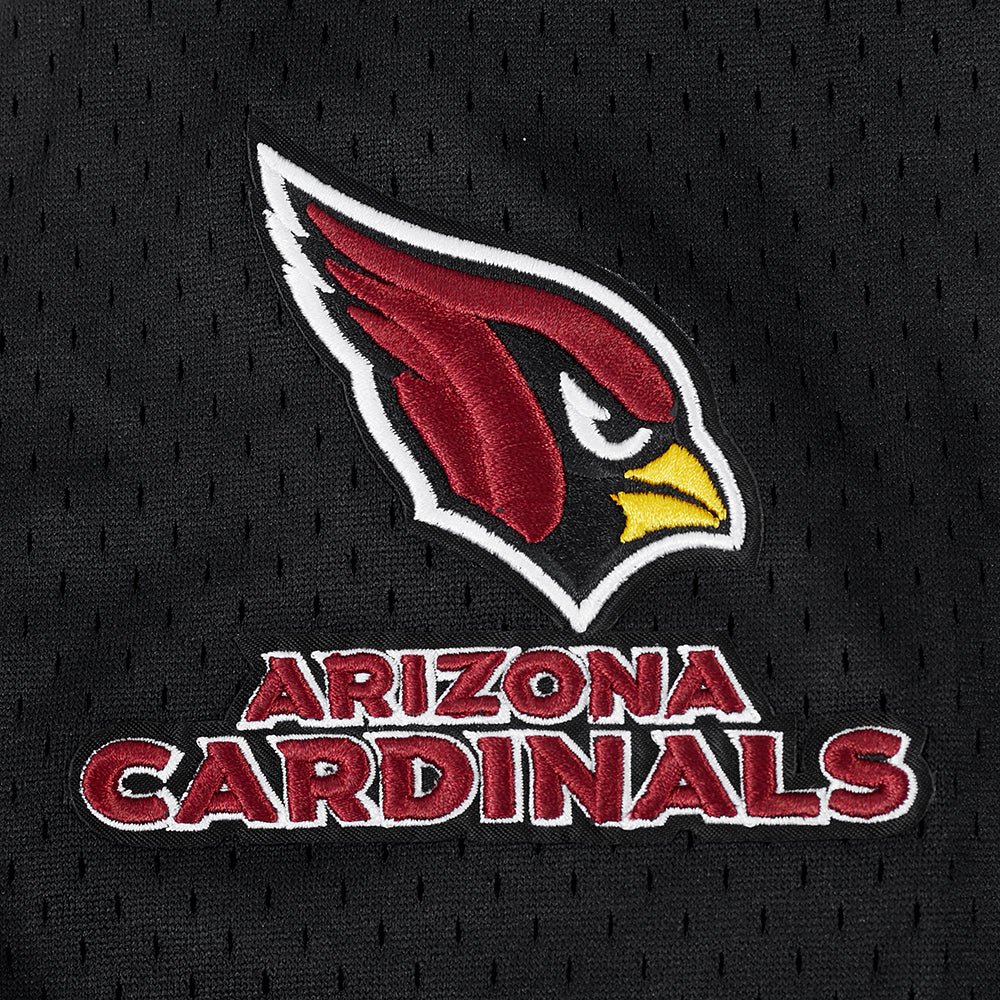 NFL ARIZONA CARDINALS CLASSIC MESH BUTTON DOWN SHIRT (BLACK) - Image 5