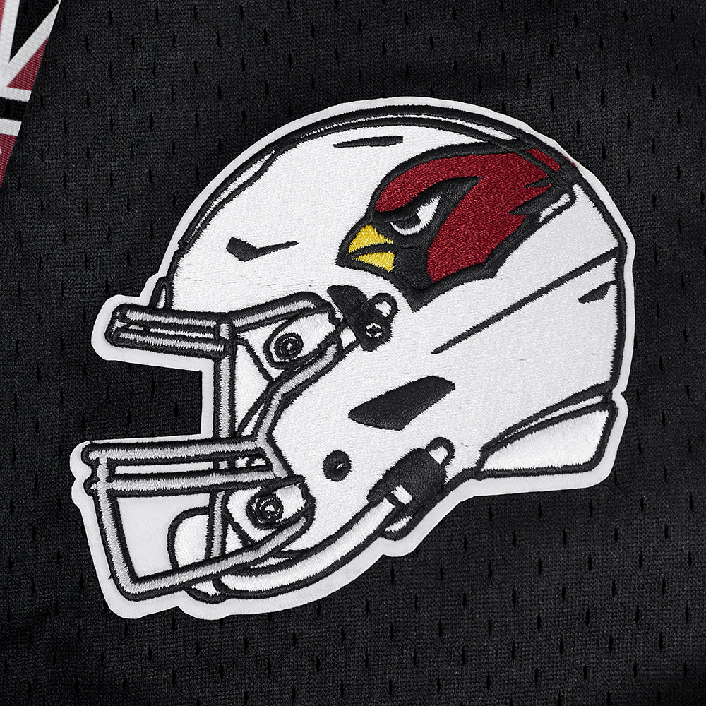 NFL ARIZONA CARDINALS CLASSIC MESH BUTTON DOWN SHIRT (BLACK) - Image 6