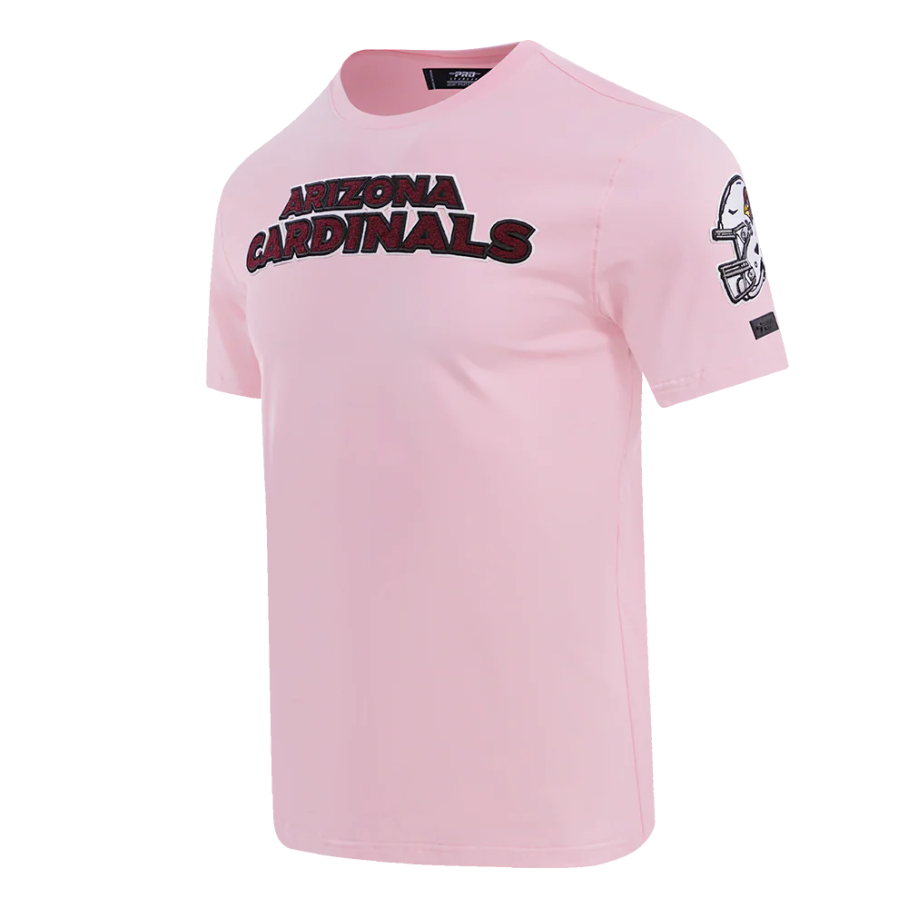 NFL ARIZONA CARDNIALS CLASSIC CHENILLE SINGLE JERSEY TEE (PINK) - Image 2