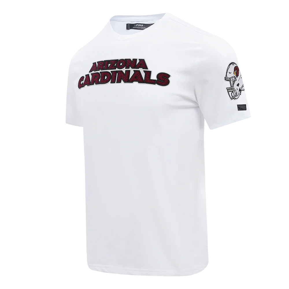NFL ARIZONA CARDNIALS CLASSIC CHENILLE SINGLE JERSEY TEE (WHITE) - Image 2