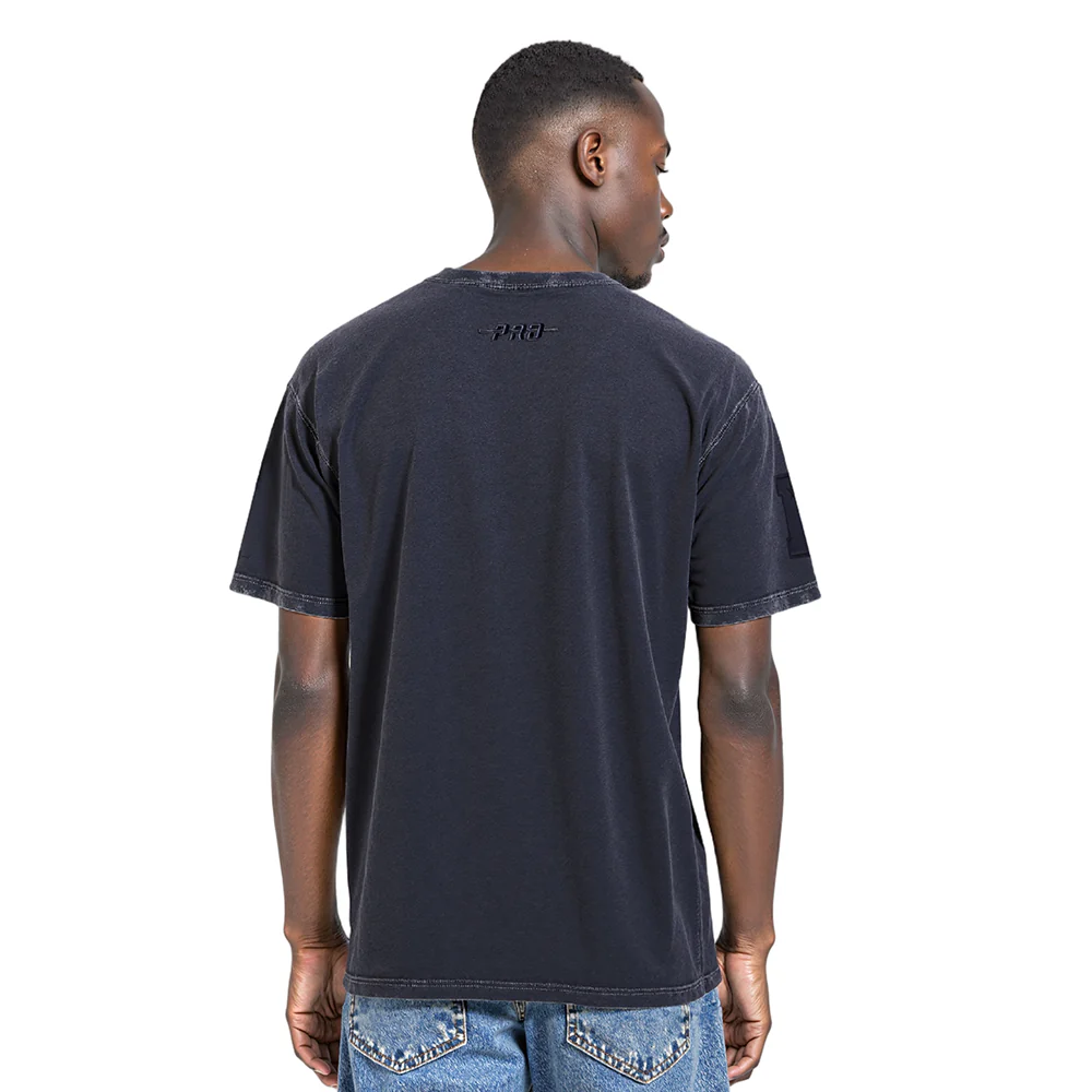 NFL ARIZONA CARDINALS WASHED CLASSIC MEN'S ENZYME WASH CJ DROP SHOULDER TEE (WASHED BLACK) - Image 2