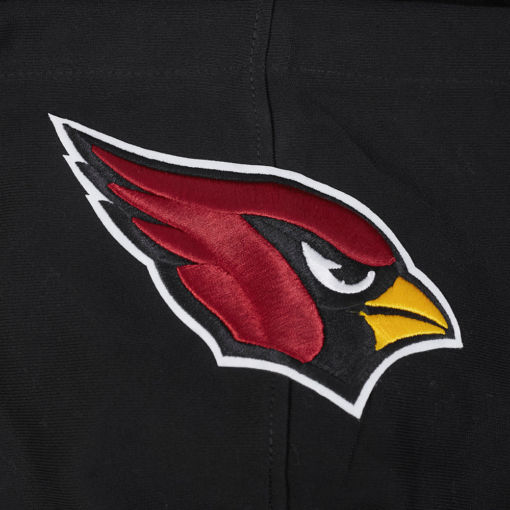 NFL ARIZONA CARDINALS SCRIPT TAIL MEN'S RIB FLC PO HOODIE (BLACK) - Image 18