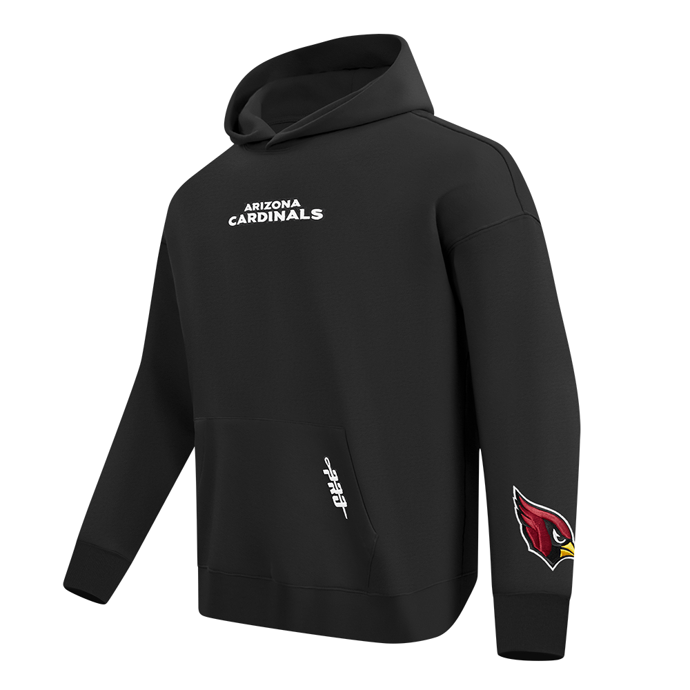 NFL ARIZONA CARDINALS WINGSPAN MEN'S DROP SHOULDER FLC PO HOODIE (BLACK) - Image 4