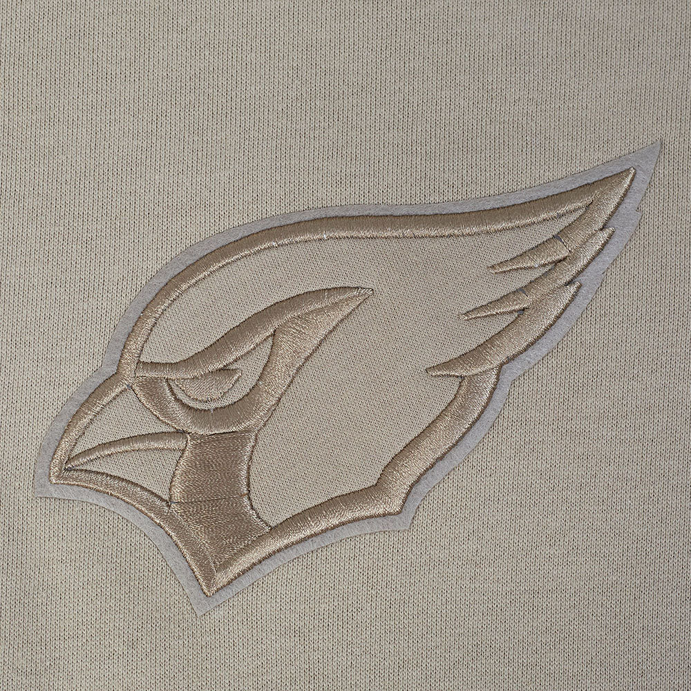 NFL ARIZONA CARDINALS NEUTRAL MEN'S DROP SHOULDER FLC PO HOODIE (TAUPE) - Image 15