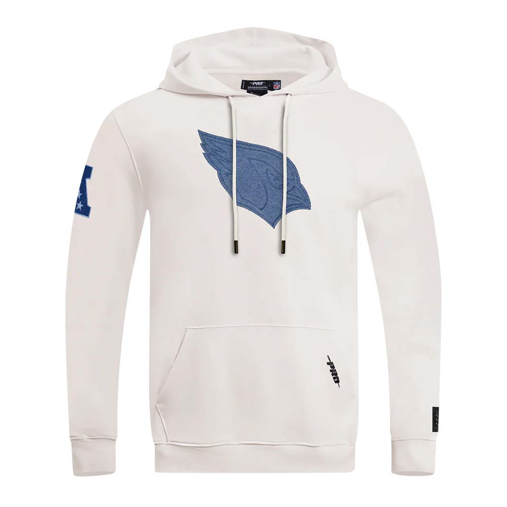 NFL ARIZONA CARDINALS VARSITY BLUES MEN'S FLC PO HOODIE (LINEN) - Image 3