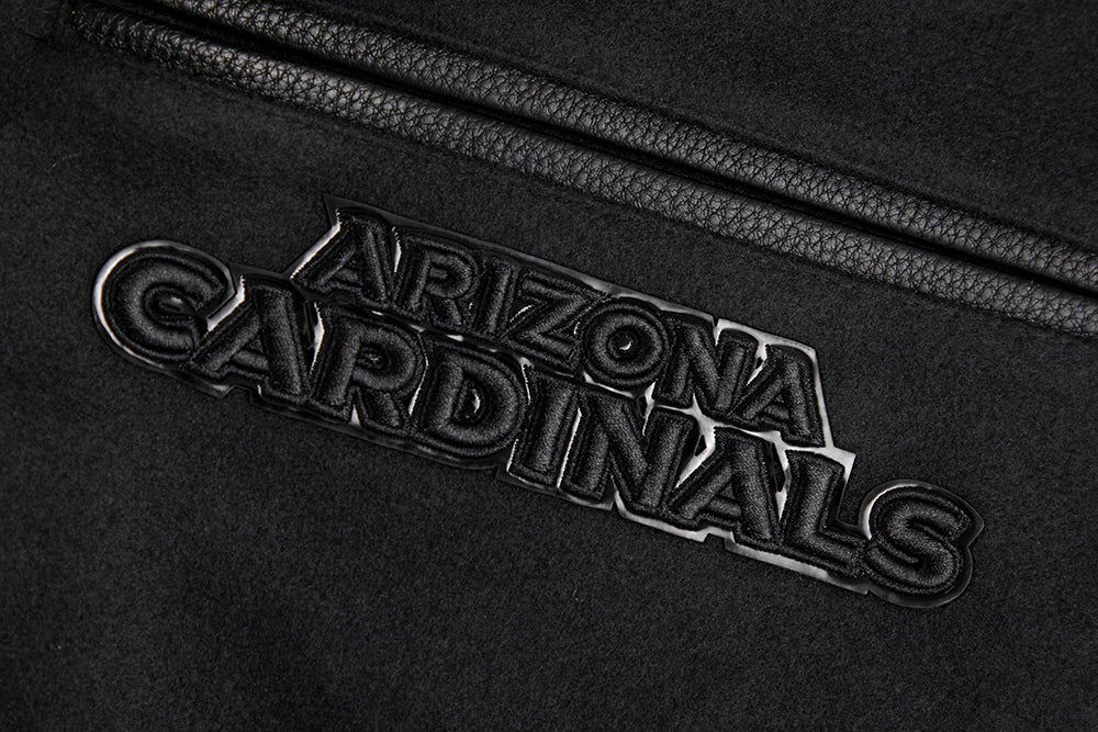 NFL ARIZONA CARDINALS TRIPLE BLACK MEN'S WOOL VARSITY JACKET (TRIPLE BLACK MEN'S) - Image 6