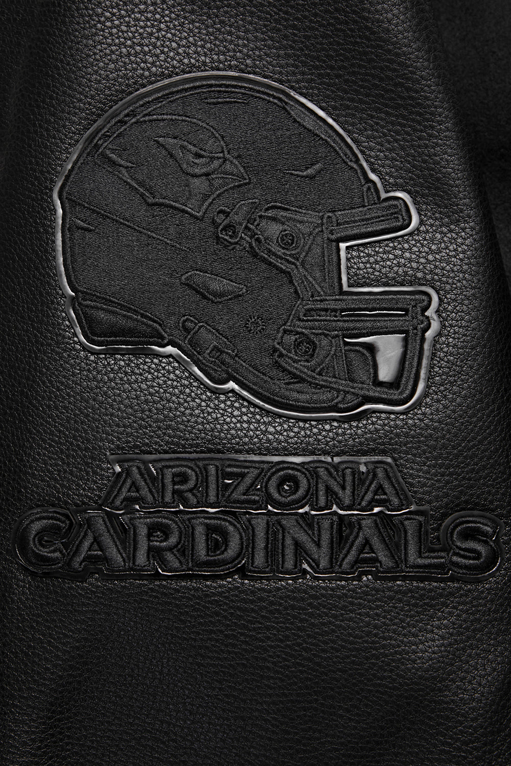NFL ARIZONA CARDINALS TRIPLE BLACK MEN'S WOOL VARSITY JACKET (TRIPLE BLACK MEN'S) - Image 9