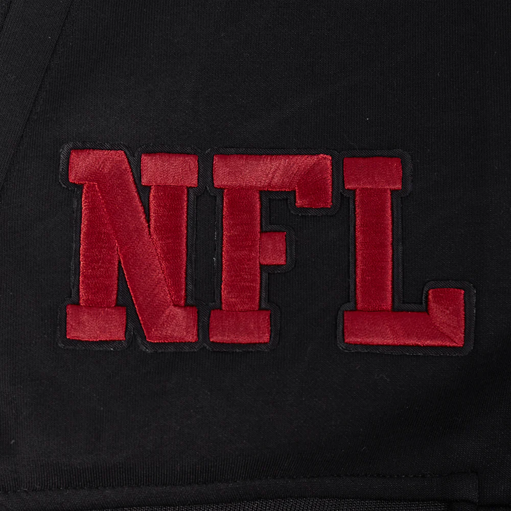 NFL ARIZONA CARDINALS PRO GAME DAY MEN'S DBL KNIT JACKET (BLACK/SILVER/WHITE) - Image 15