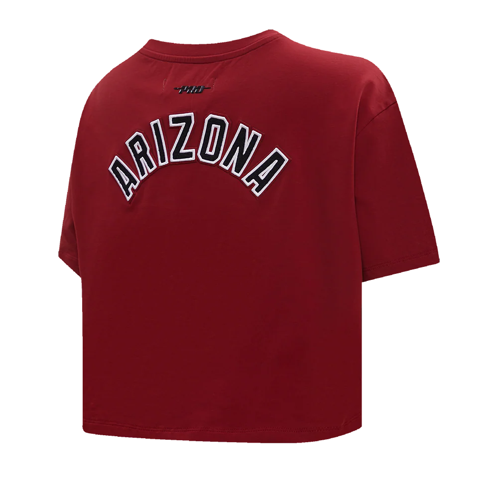 NFL ARIZONA CARDINALS CLASSIC WOMEN'S SINGLE JERSEY BOXY TEE (CARDINAL RED) - Image 4
