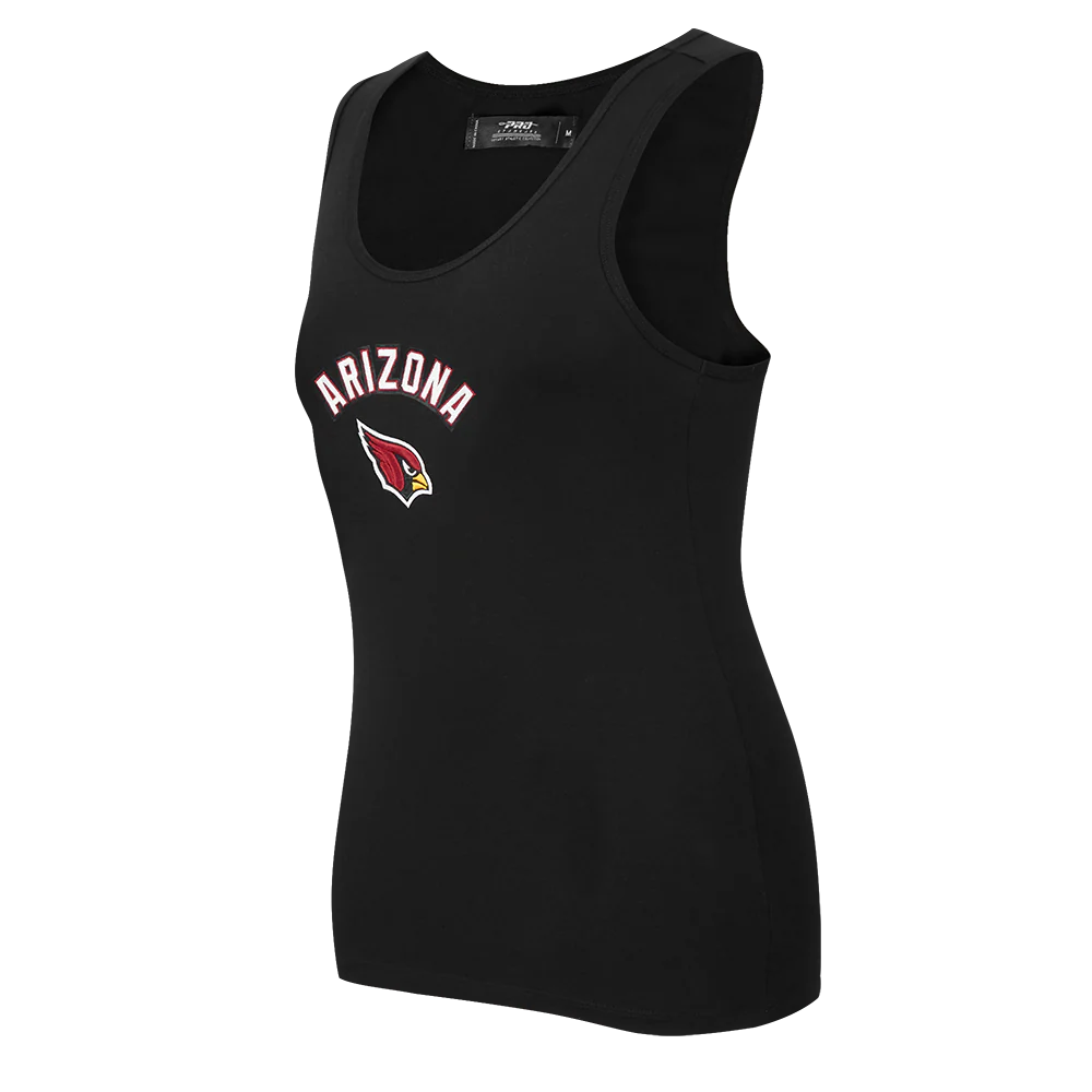 NFL ARIZONA CARDINALS CLASSIC WOMEN'S RELAXED FIT RACERBACK (BLACK) - Image 2