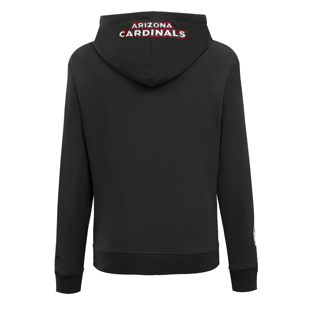 NFL ARIZONA CARDINALS CLASSIC WOMEN'S FLC PO HOODIE (BLACK) - Image 3