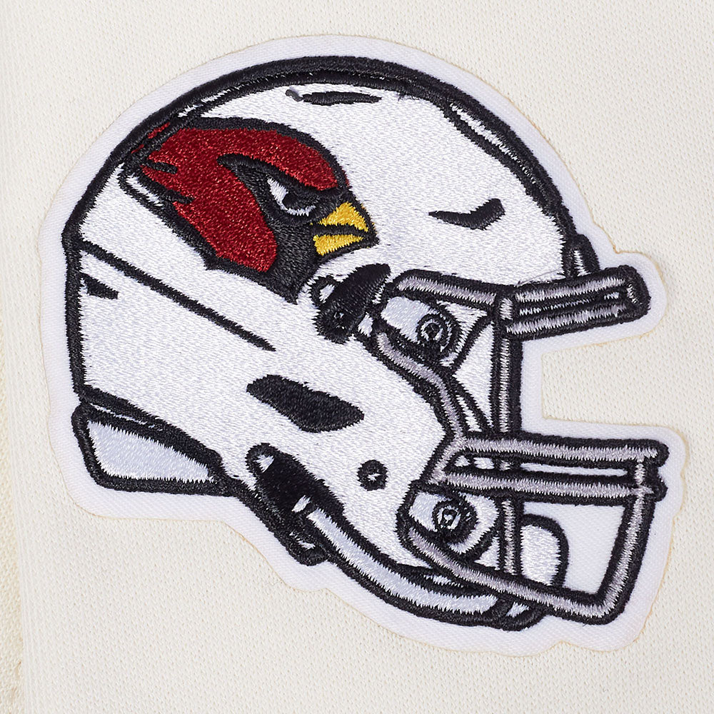 NFL ARIZONA CARDINALS RETRO CLASSIC WOMEN'S RIB CREWNECK (EGGSHELL/ BLACK) - Image 5