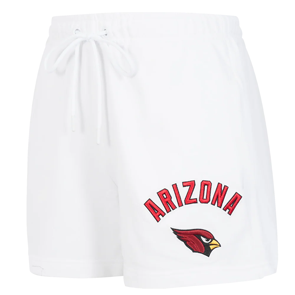 NFL ARIZONA CARDINALS CLASSIC WOMEN'S FLEECE SHORT (WHITE)