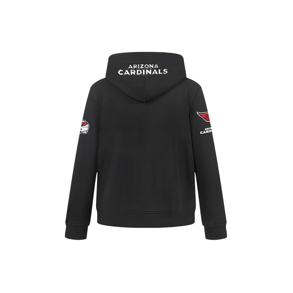NFL ARIZONA CARDINALS CLASSIC LITTLE BOYS FLEECE PULLOVER HOODIE (BLACK) - Image 5