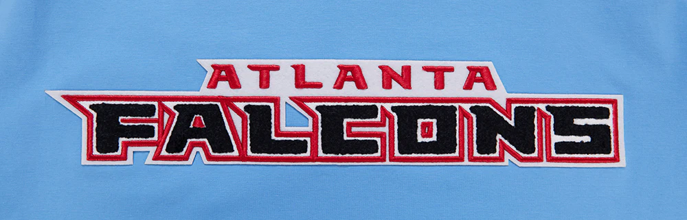 NFL ATLANTA  FALCONS CLASSIC CHENILLE SINGLE JERSEY TEE (UNIVERSITY BLUE) - Image 5
