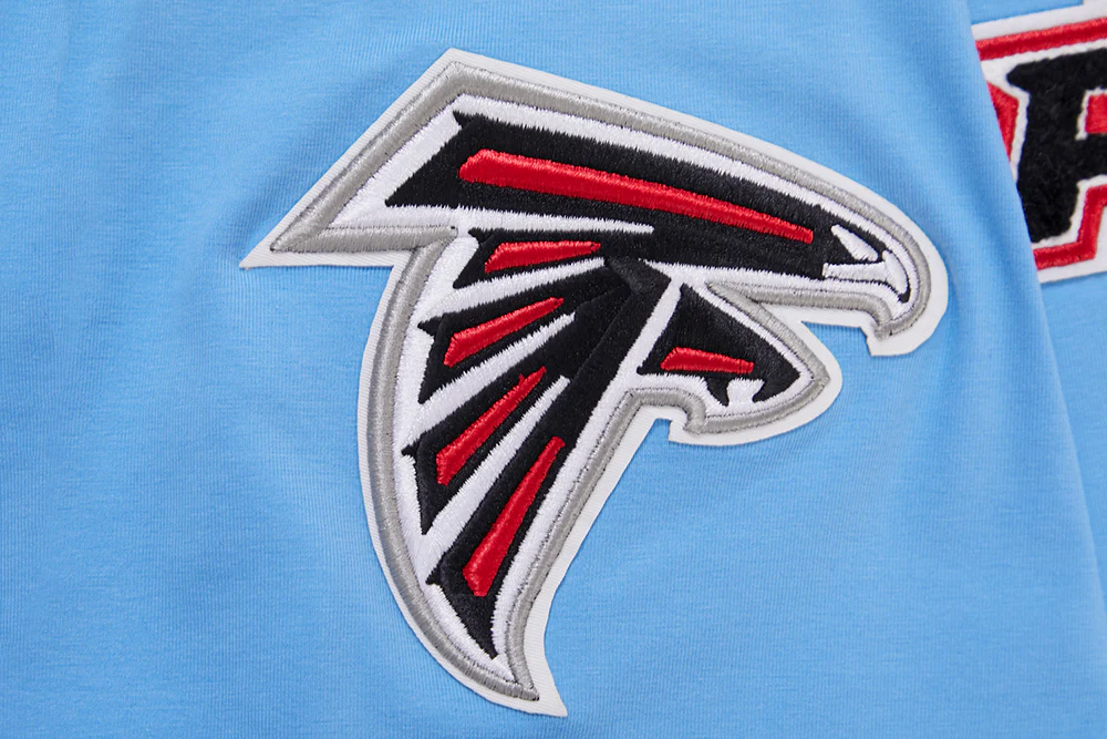 NFL ATLANTA  FALCONS CLASSIC CHENILLE SINGLE JERSEY TEE (UNIVERSITY BLUE) - Image 6