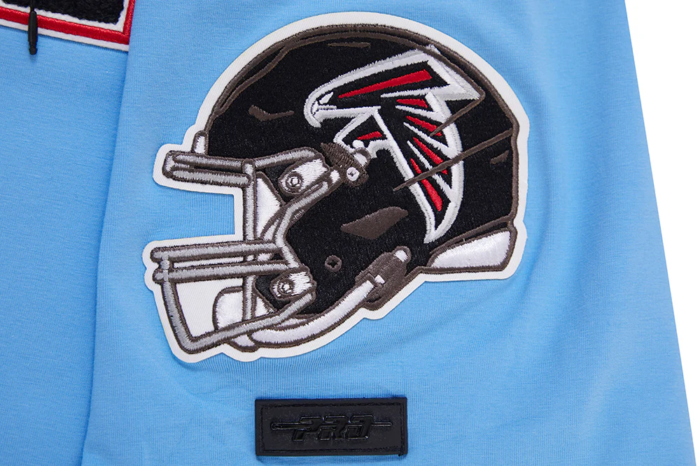 NFL ATLANTA  FALCONS CLASSIC CHENILLE SINGLE JERSEY TEE (UNIVERSITY BLUE) - Image 7