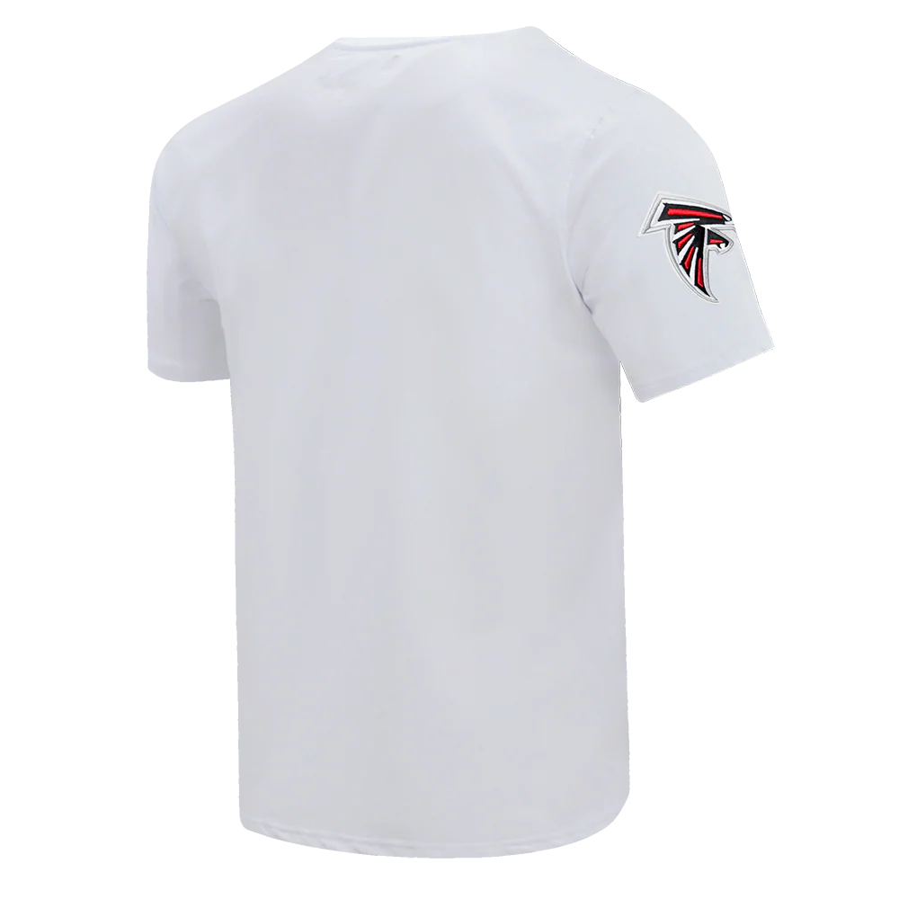 NFL ATLANTA  FALCONS CLASSIC CHENILLE SINGLE JERSEY TEE (WHITE) - Image 3