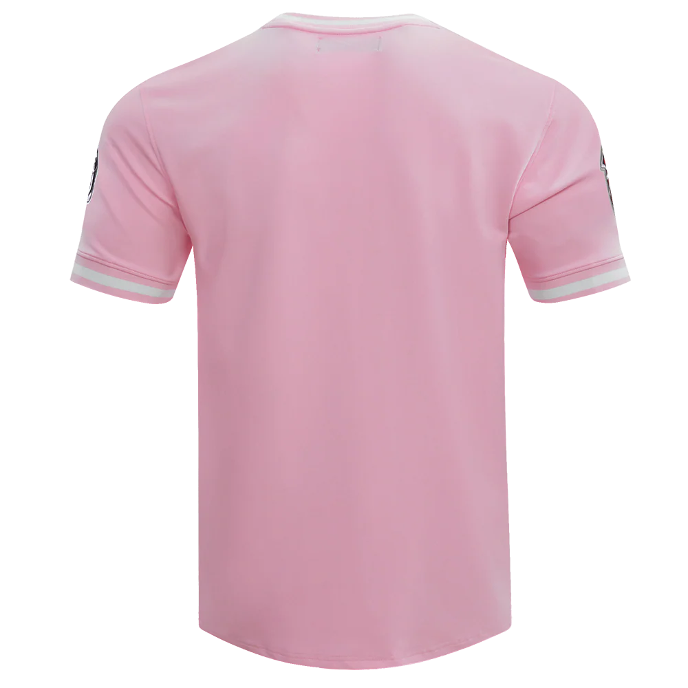 NFL ATLANTA  FALCONS CLASSIC CHENILLE DOUBLE KNIT TEE (PINK) - Image 4