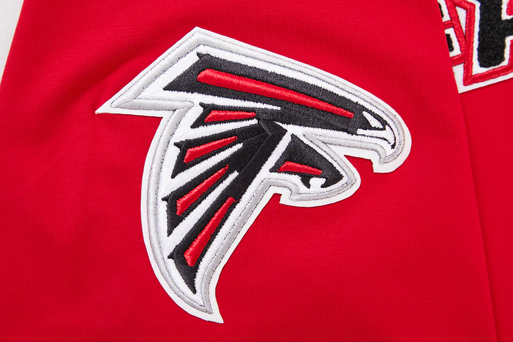 NFL ATLANTA FALCONS CLASSIC CHENILLE DOUBLE KNIT TEE (RED) - Image 6