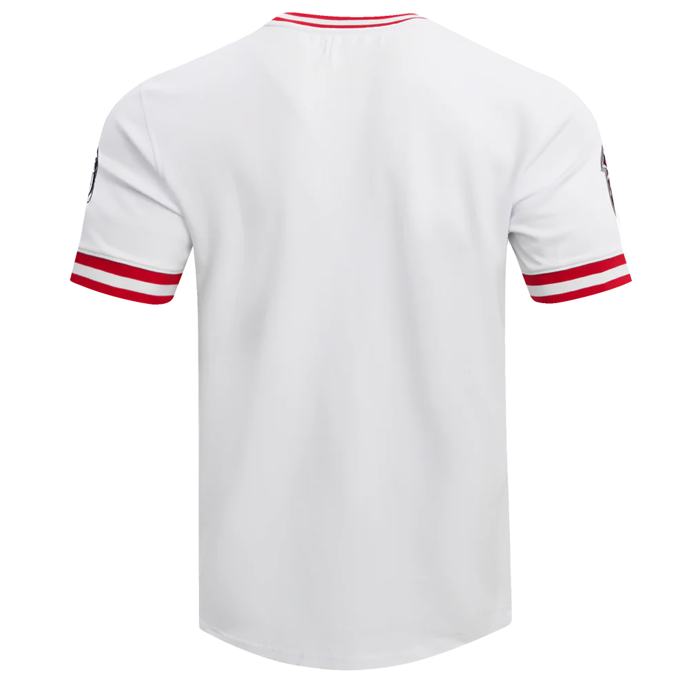 NFL ATLANTA FALCONS CLASSIC CHENILLE DOUBLE KNIT TEE (WHITE) - Image 4