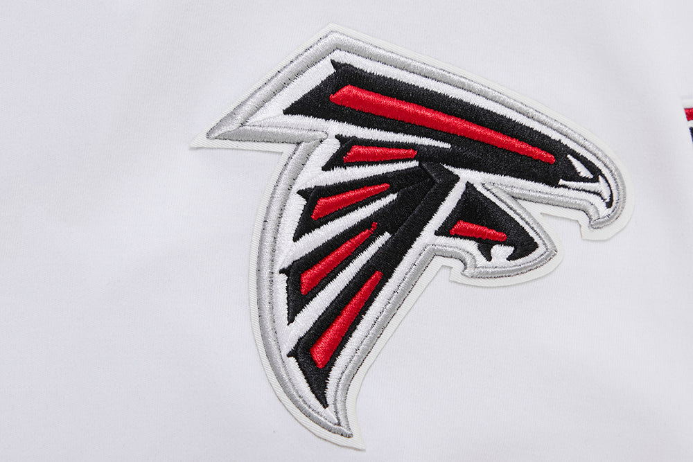 NFL ATLANTA FALCONS CLASSIC CHENILLE DOUBLE KNIT TEE (WHITE) - Image 6