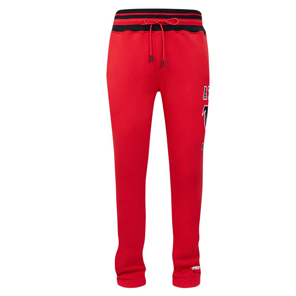 NFL ATLANTA FALCONS RETRO CLASSIC MEN'S SWEATPANT (RED/BLACK) - Image 5