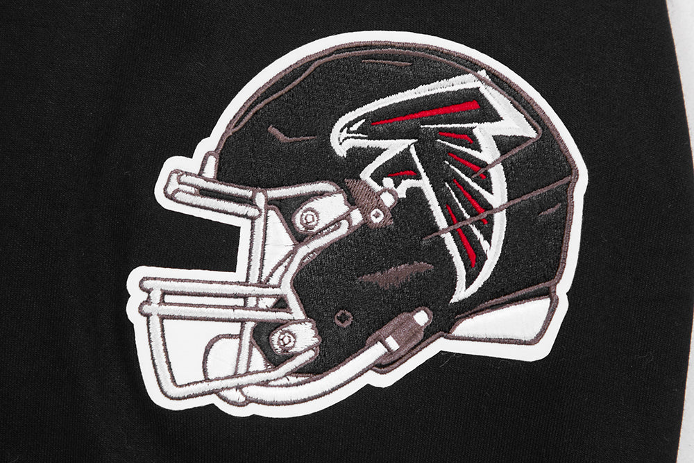 NFL ATLANTA FALCONS CLASSIC CHENILLE MEN'S PULLOVER HOODIE (BLACK) - Image 9