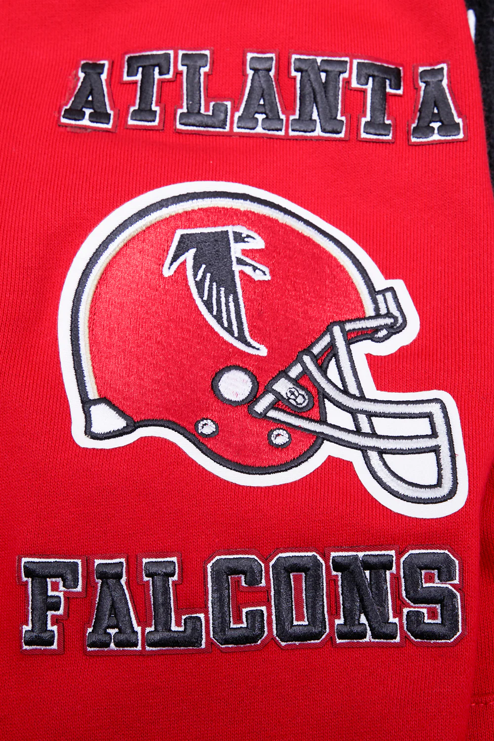 NFL ATLANTA FALCONS RETRO CLASSIC MEN'S PULLOVER HOODIE (RED/BLACK) - Image 5