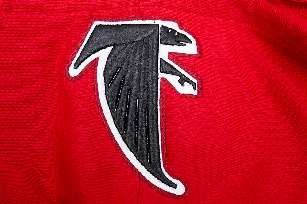 NFL ATLANTA FALCONS RETRO CLASSIC MEN'S PULLOVER HOODIE (RED/BLACK) - Image 7