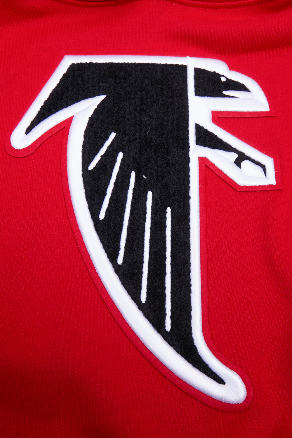 NFL ATLANTA FALCONS RETRO CLASSIC MEN'S PULLOVER HOODIE (RED/BLACK) - Image 8