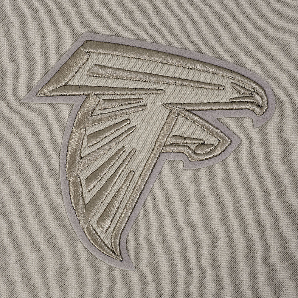 NFL ATLANTA FALCONS NEUTRAL MEN'S DROP SHOULDER FLC CREWNECK (TAUPE) - Image 8