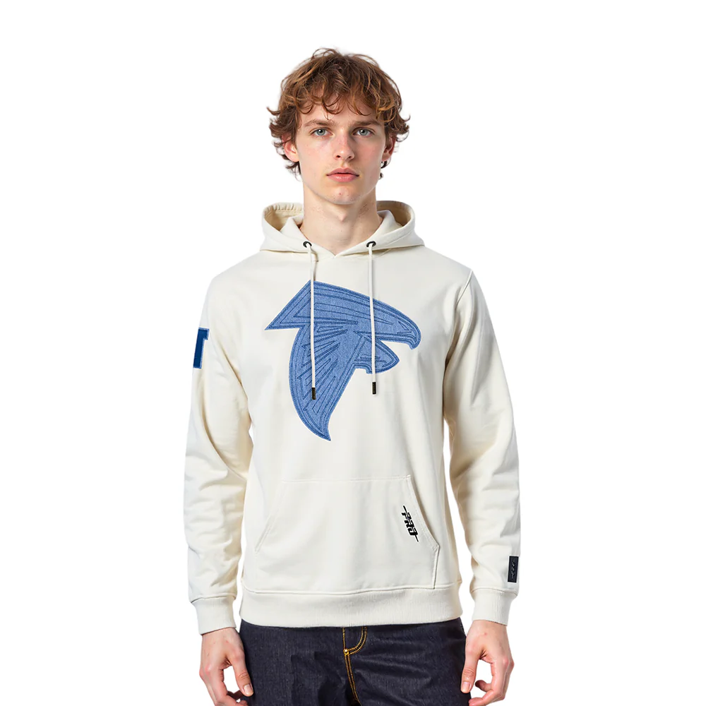 NFL ATLANTA FALCONS VARSITY BLUES PO HOODIE (LINEN)