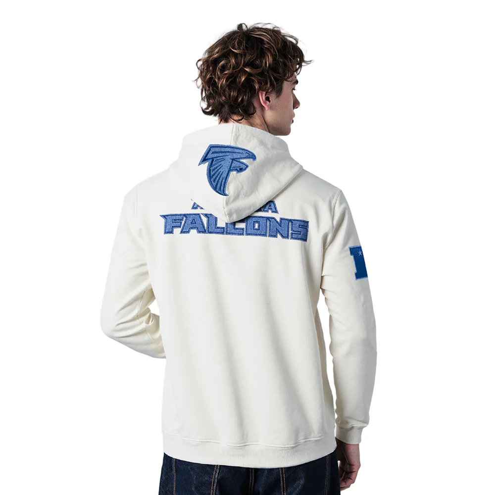 NFL ATLANTA FALCONS VARSITY BLUES PO HOODIE (LINEN) - Image 10