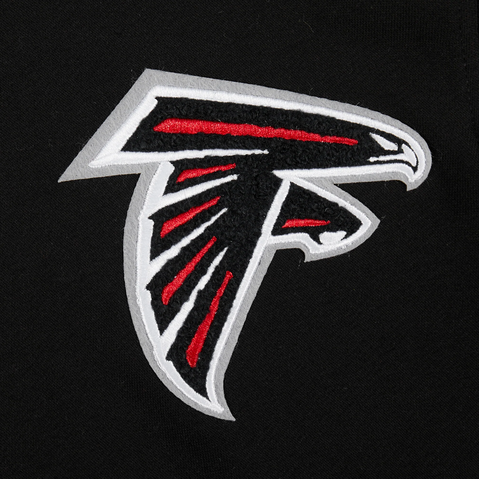NFL ATLANTA FALCONS CLASSIC BIG BOYS FLEECE PULLOVER HOODIE (BLACK) - Image 10