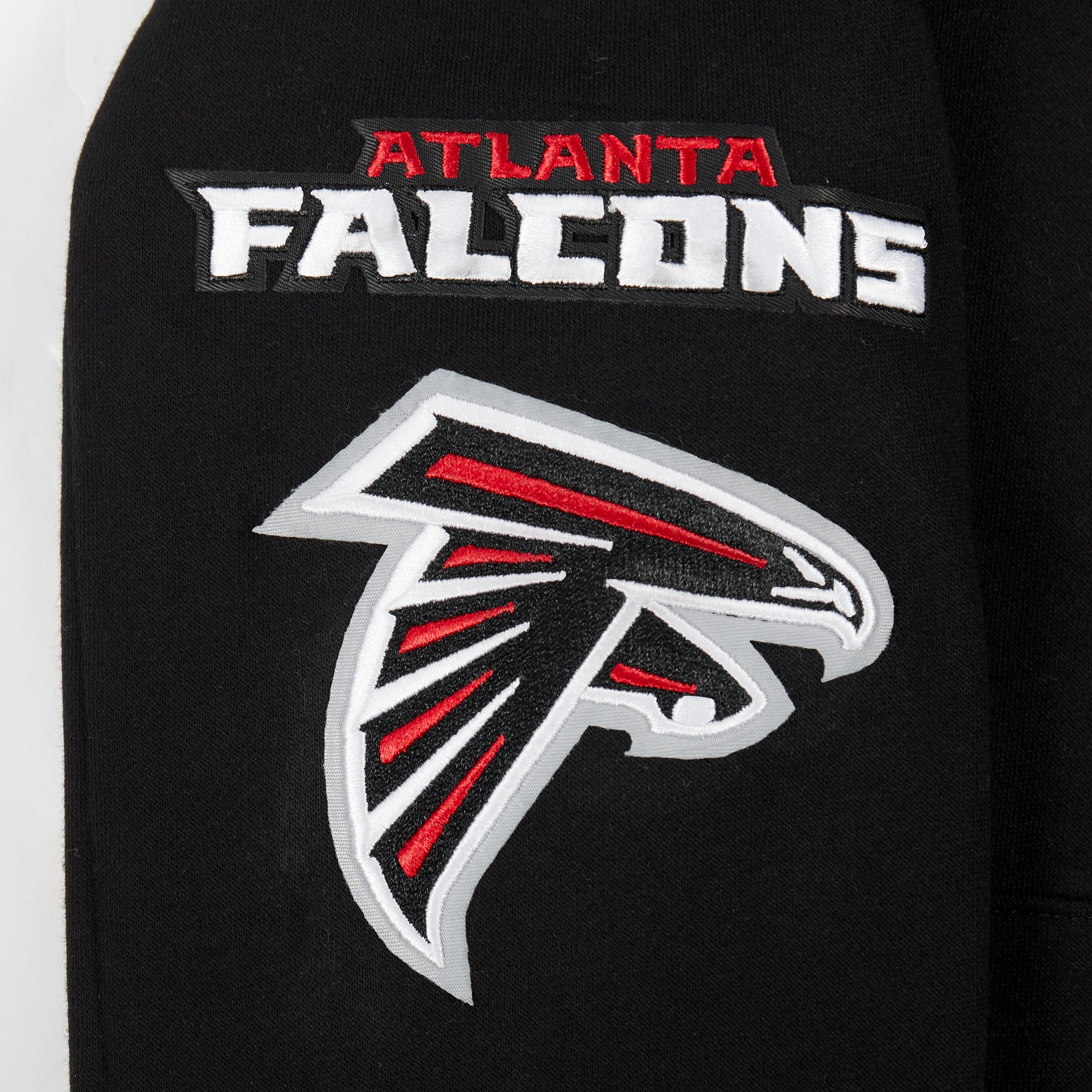NFL ATLANTA FALCONS CLASSIC BIG BOYS FLEECE PULLOVER HOODIE (BLACK) - Image 8