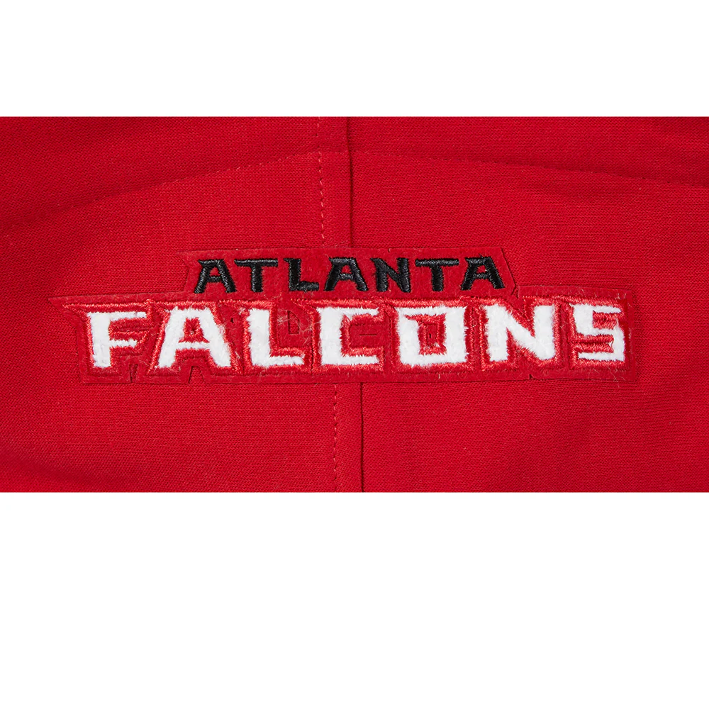 NFL ATLANTA FALCONS CLASSIC BIG BOY'S FLC PO HOODIE (RED) - Image 3