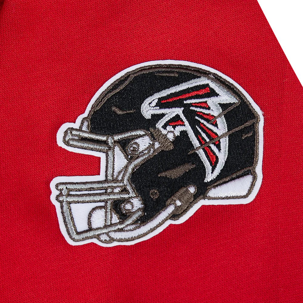 NFL ATLANTA FALCONS CLASSIC BIG BOY'S FLC PO HOODIE (RED) - Image 5