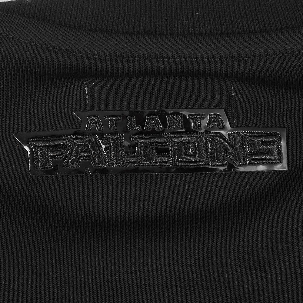 NFL ATLANTA FALCONS TRIPLE BLACK WOMEN'S FLC CREWNECK (TRIPLE BLACK WOMEN'S) - Image 5