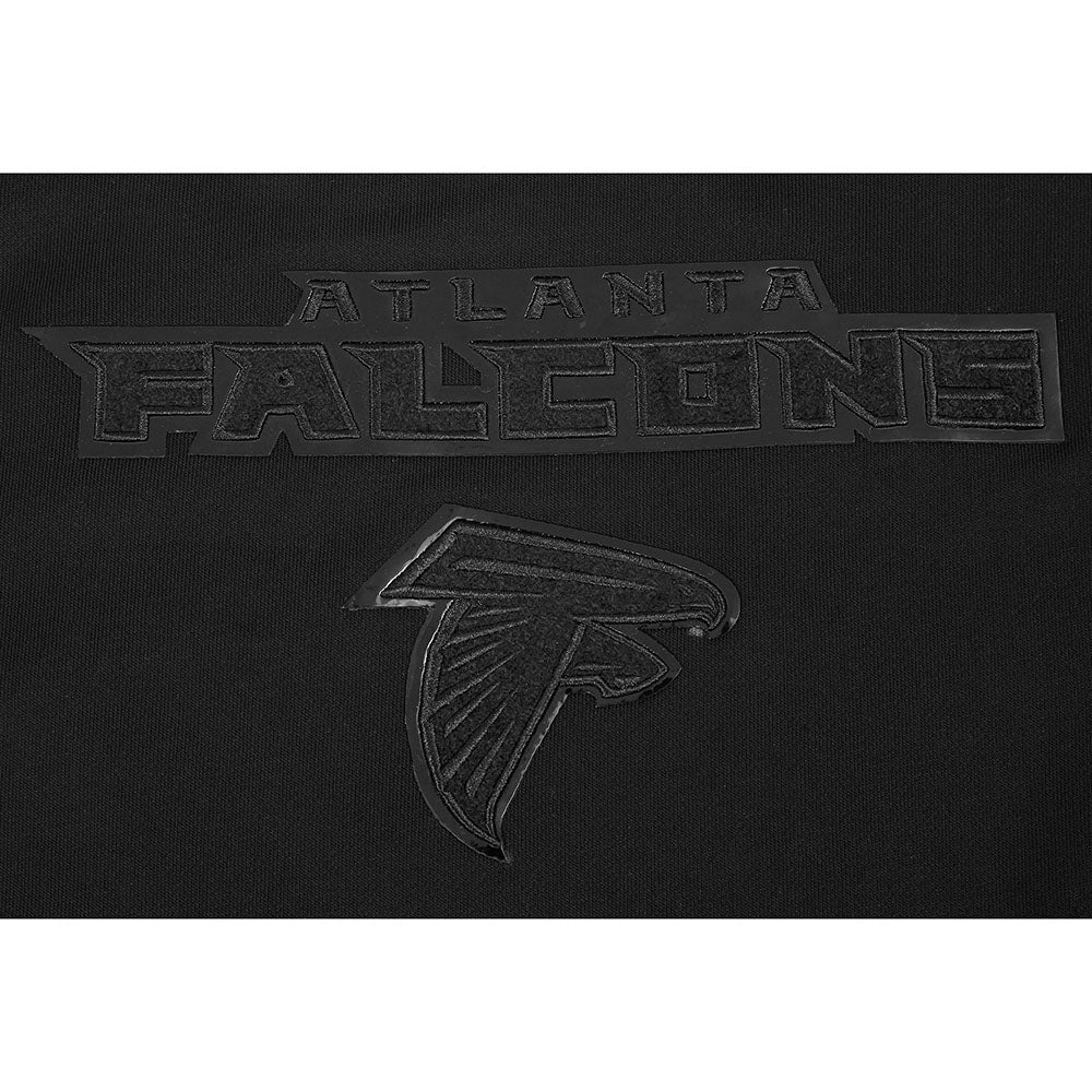 NFL ATLANTA FALCONS TRIPLE BLACK WOMEN'S FLC CREWNECK (TRIPLE BLACK WOMEN'S) - Image 6