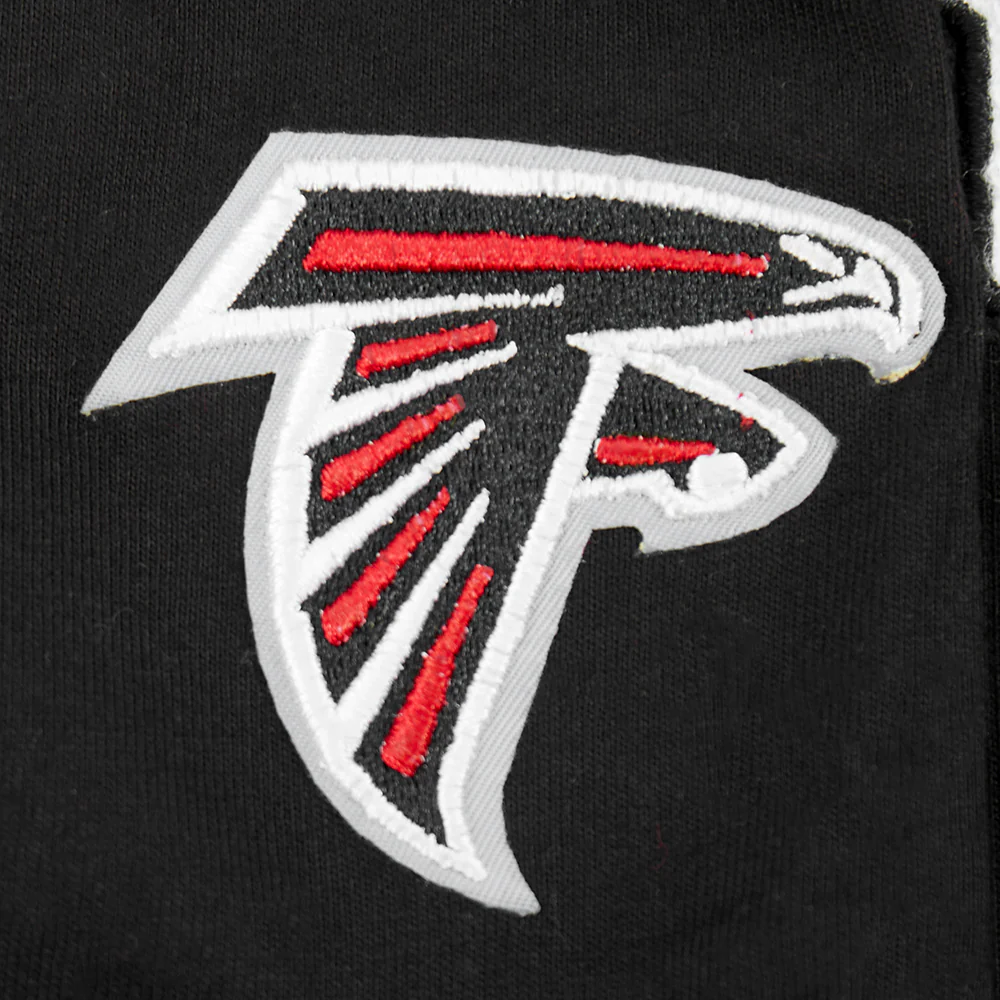 NFL ATLANTA FALCONS CLASSIC LITTLE BOYS SHORT SLEEVE STRIPED RIB TEE (BLACK/RED) - Image 7