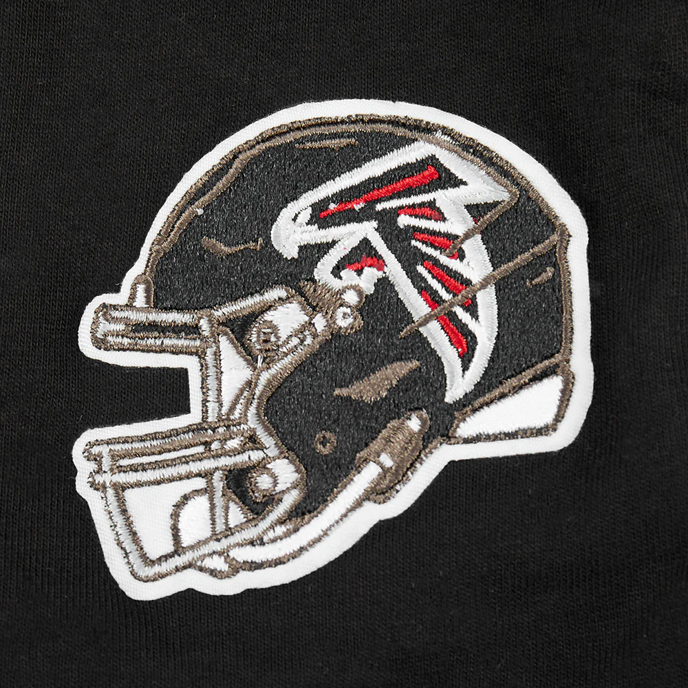 NFL ATLANTA FALCONS CLASSIC LITTLE BOYS SHORT SLEEVE STRIPED RIB TEE (BLACK/RED) - Image 8