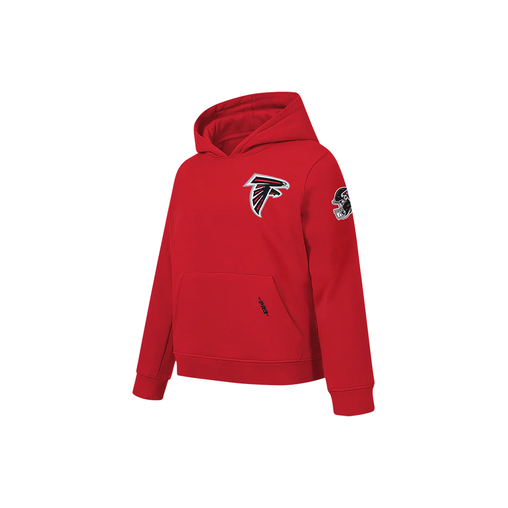 NFL ATLANTA FALCONS CLASSIC LITTLE BOY'S FLC PO HOODIE (RED) - Image 3