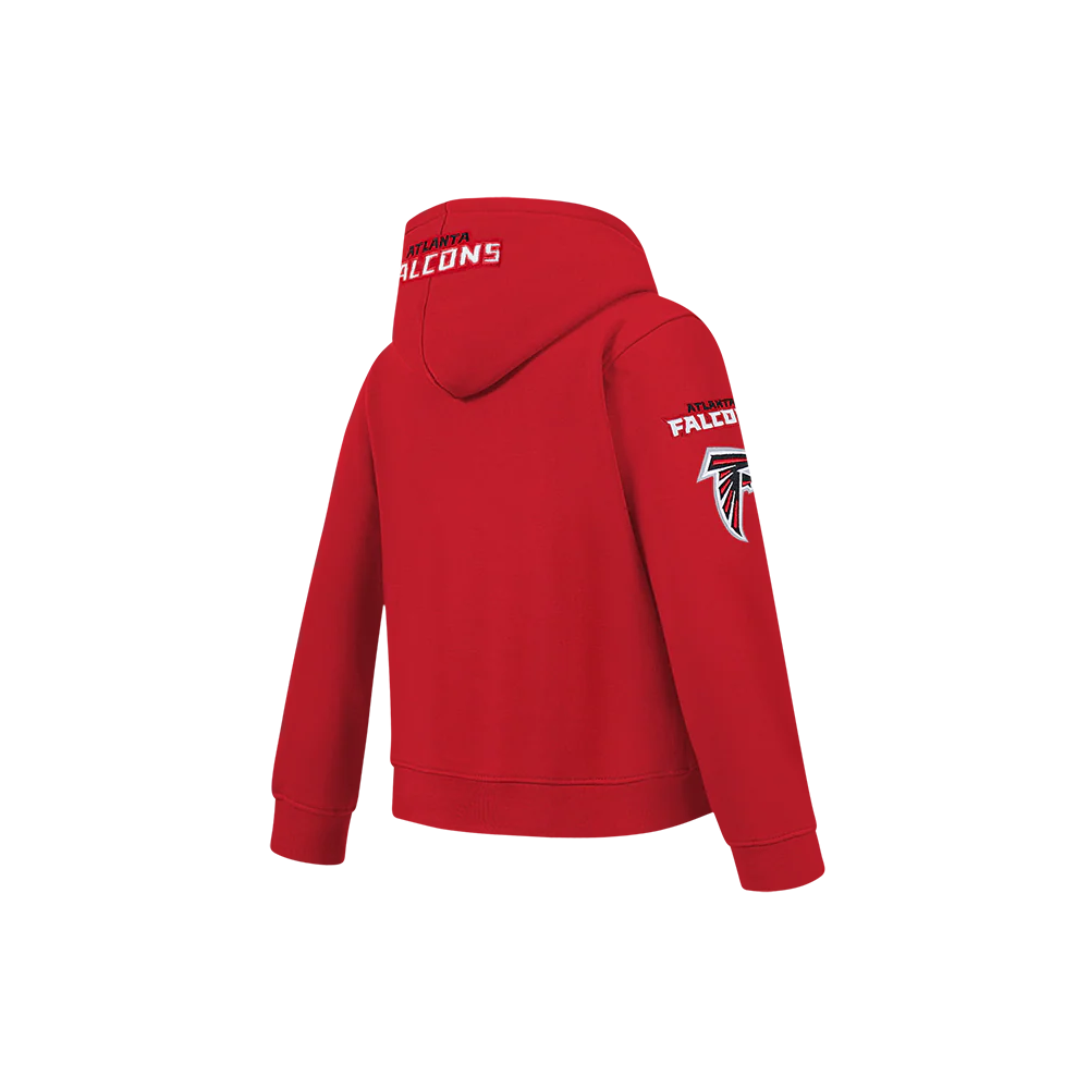 NFL ATLANTA FALCONS CLASSIC LITTLE BOY'S FLC PO HOODIE (RED) - Image 4