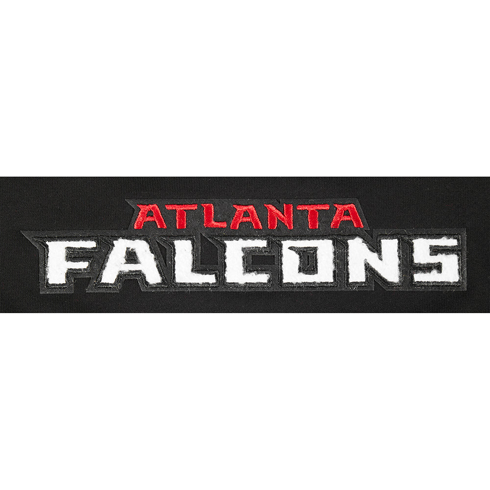 NFL ATLANTA FALCONS CLASSIC LITTLE GIRLS  FLEECE FULL ZIP HOODIE (BLACK) - Image 9