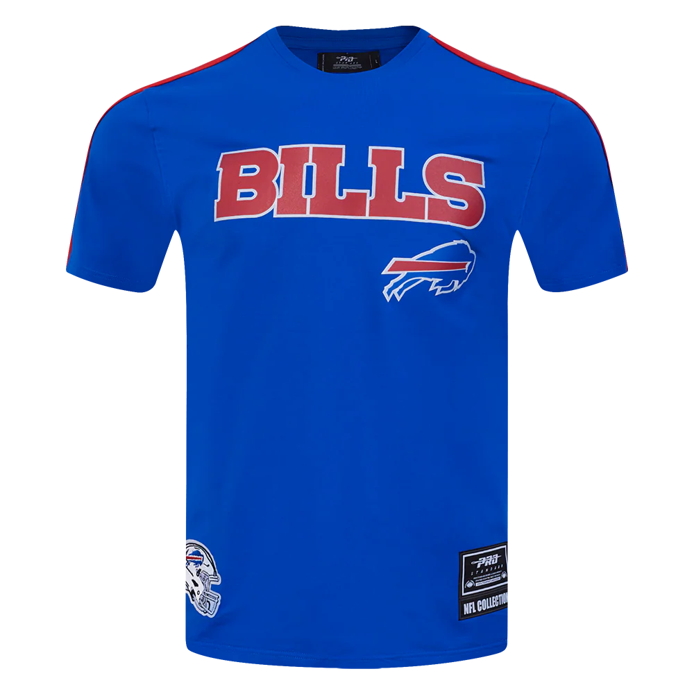 NFL BUFFALO BILLS CLASSIC MESH SJ STRIPED TEE (ROYAL BLUE/RED)
