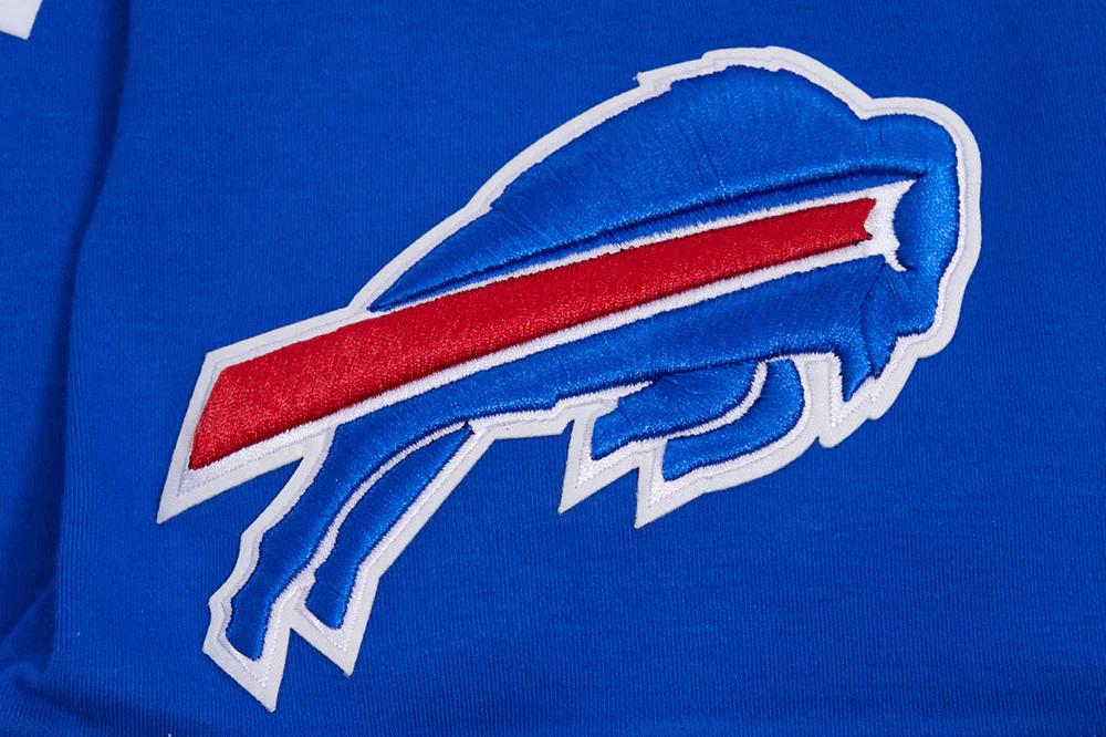NFL BUFFALO BILLS JOSH ALLEN #17 MEN'S SHORT SLEEVE PULLOVER HOODIE (ROYAL BLUE/RED) - Image 6