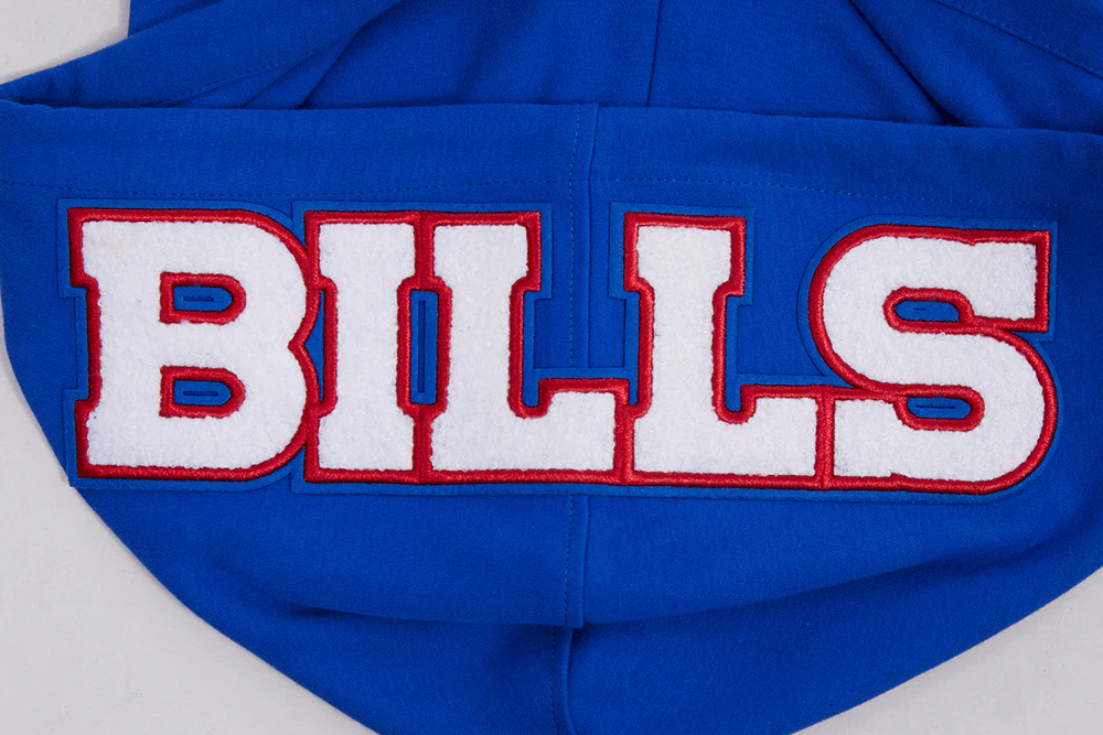 NFL BUFFALO BILLS JOSH ALLEN #17 MEN'S SHORT SLEEVE PULLOVER HOODIE (ROYAL BLUE/RED) - Image 8