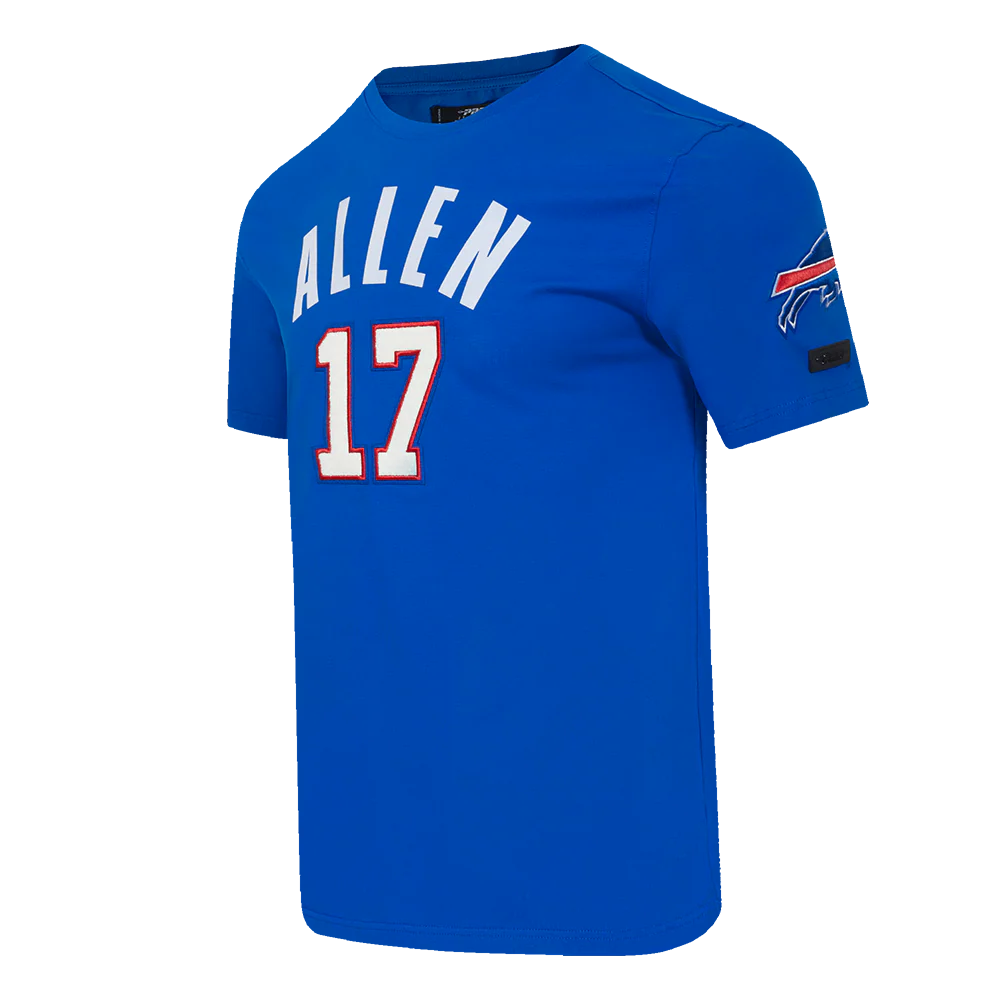 NFL BUFFALO BILLS JOSH ALLEN #17 MEN'S TEE (ROYAL BLUE) - Image 2