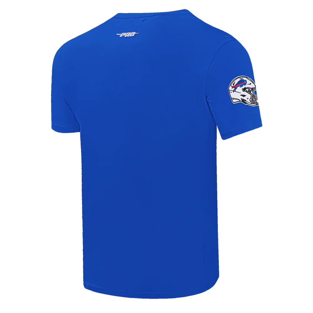 NFL BUFFALO BILLS OLD ENGLISH MEN'S TEE (ROYAL BLUE) - Image 4